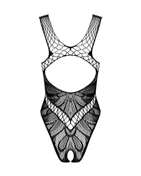 Бодистокинг с вырезами Obsessive B138 teddy S/M/L, black, с доступом sexstyle | Зображення 3