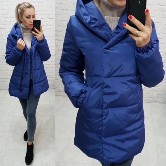 Демісезонна куртка, арт.1005 , колір яскраво-синій