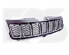 Решітка радіатора JEEP GRAND CHEROKEE 16-21  комплект хром. окуляри, 68258419AB