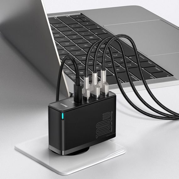 МЗП Baseus GaN2 Pro Quick Charger 100W (2Type-C + 2USB) | Зображення 2