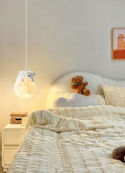 Люстра підвісна на 1 лампочку 27608 Білий 25-150х14х14 см. | Зображення 4