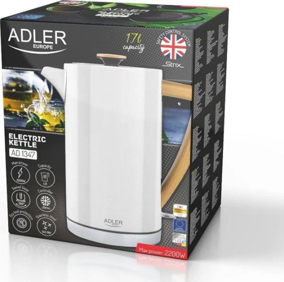 Електрочайник Adler (AD 1347 white) | Зображення 6