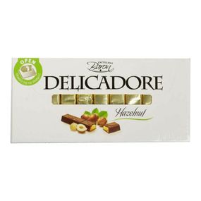 Подарочный молочный шоколад c нежной ореховой начинкой Delicadore Baron Haselnut (Орех), 200 г, Польша