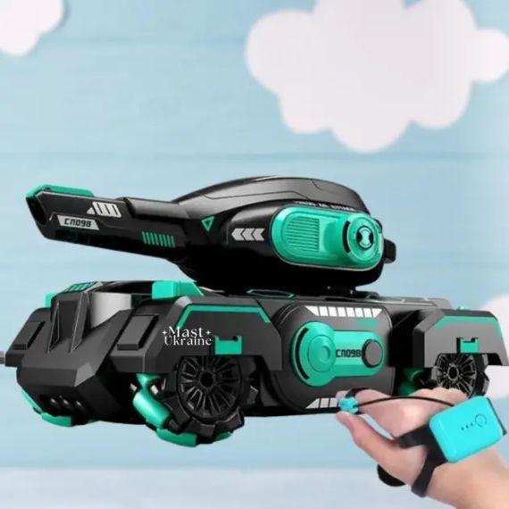 Танк вездеход,радиоуправляемый танк трехосный стреляющий орбизами | Зображення 1