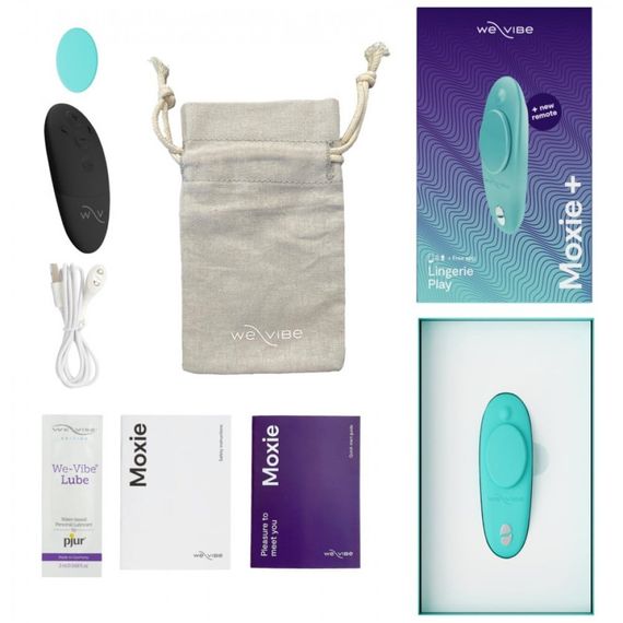 Вібратор в трусики WE-VIBE Moxie+ Aqua Sex Aura | Зображення 5