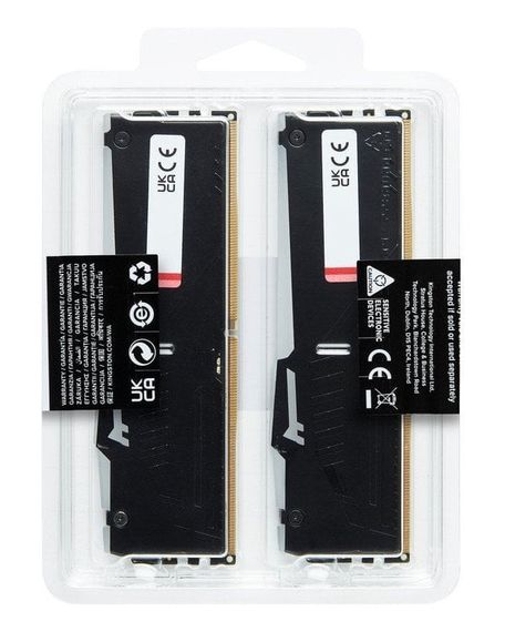 Пам&#039;ять ПК Kingston DDR5 64GB KIT (32GBx2) 5200 FURY Beast RGB KF552C40BB2AK2-64 | Зображення 7