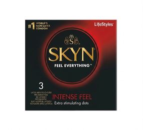 Презерватив SKYN Intense Feel безлатексний (полізопрен), 3 шт Sex Aura