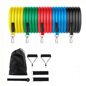 Набор эспандеров трубчатых силовых "Power Strength Tube" NE-PW-5 5 шт