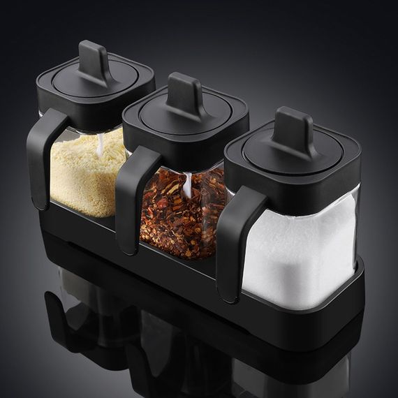 Спеції Контейнер Для Хранения 3 отсека XPRO Seasoning bottle set (43456-_223)