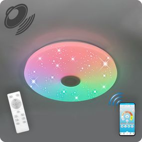 Люстра світлодіодна 517 Xlight RGB з пультом 40Вт Білий (01811)