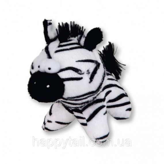 Іграшка Eastland для собак Зебра із пискавкою плюшева 12 см