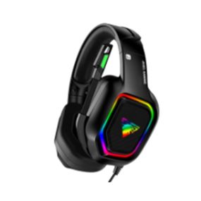 Наушники ведущие с подсветкой Ramko RH-227, Black, Box