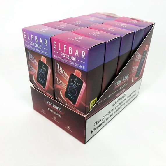 ELF BAR FS18000 5%. Журавлина (Cranberry) | Зображення 1