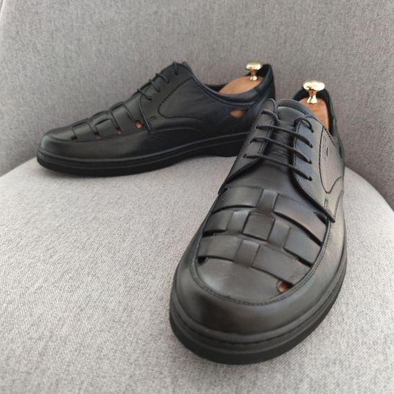 Закриті шкіряні сандалі чоловічі 40 41 розмір | Зображення 7