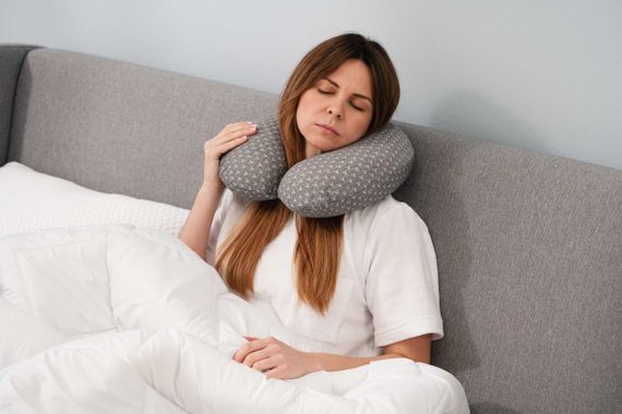 Подушка ортопедична Ardesto Sleepwell Travel, 34х29х10см, сірий (ART3429NEP) | Зображення 2