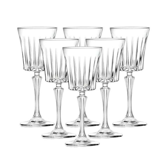 Набор бокалов для вина 6 штук  по 150 мл на высокой ножке HP4164