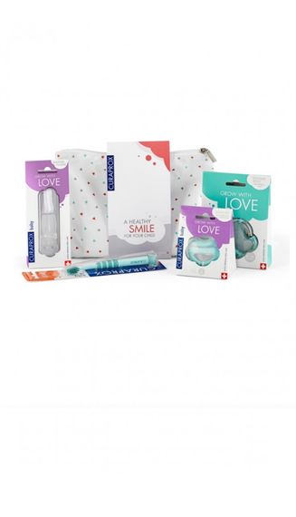 Дитячий набір Curaprox Baby Set Light Blue блакитний (рожевий / бірюзовий) | Зображення 2