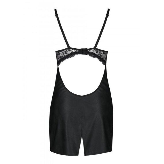Бебі-дол з еко-шкіри та мережива Loona Chemise black S/M - Passion | Зображення 5