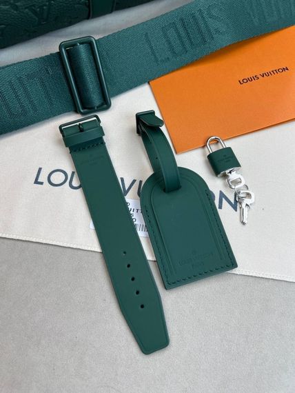 Дорожня сумка Louis Vuitton Keepall Borneo Green зелена 50cm  c876 | Зображення 7
