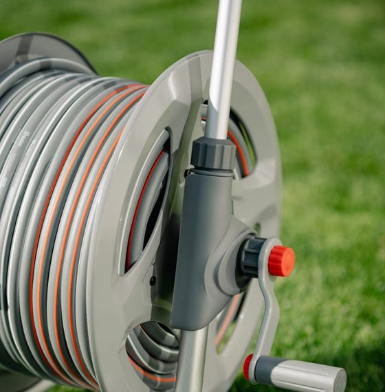 Металевий візок зі шлангом Bradas WHITE LINE 1/2" 20 м та аксесуарами комплект для поливу SILVER PRO SET (WL-AG33320SET1) | Зображення 2