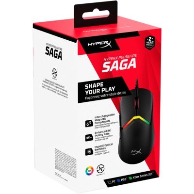 Мышка HyperX Pulsefire Saga USB Black (A2PB3AA) | Зображення 5