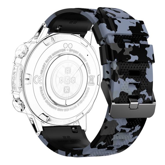 Ремінець для смарт-годинника Годинник M3odfit  Combat Camo Green | Зображення 3