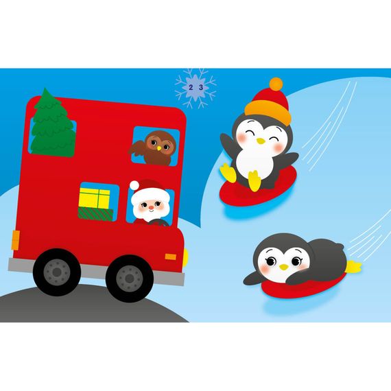 Набор для творчества "Аппликации наклейками Зайчик" 1655005, 30 наклеек | Зображення 1