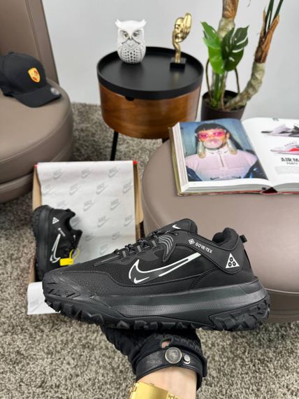 Кросівки ACG Mountain Fly 2 GTX Black White Gore-Tex , термо весна / осінь А4474 45 28 - 28.5 см | Зображення 5