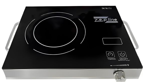 Електроплита інфрачервона одноконфоркова настільна переносна Zepline ZP-061 2200w | Зображення 2