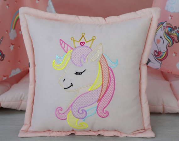Вигвам Unicorn БОН БОН Полный комплект  ( коврик Бонбон+подушки) Индивидуальный набор | Зображення 3