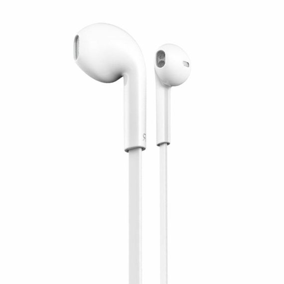 Навушники BOROFONE BM23 Bright sound universal earphones with mic White | Зображення 1
