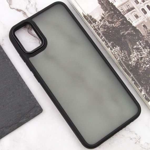 Чехол TPU+PC Lyon Frosted для Samsung Galaxy A04e Black | Зображення 3