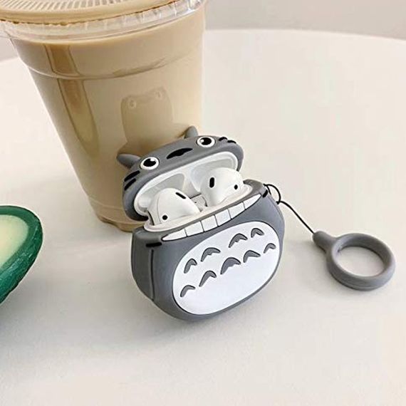 Силіконовий футляр Cartoons&Heroes для навушників AirPods 1/2 + кільце | Зображення 2