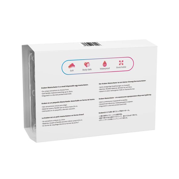 Набор мастурбаторов-яиц Lovense Kraken masturbator egg box, 6 штук, разная текстура | Зображення 1