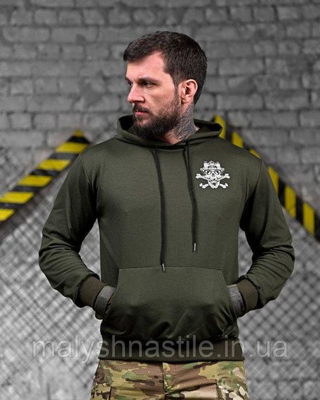Тактическая худи MAKLIN  ужин олива ДЛ7071 | Зображення 1