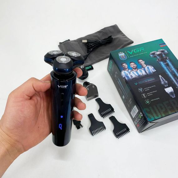 Бритвы электрические VGR 3 в 1 V-303, Профессиональная электробритва бритва для бороды JN-76 | Зображення 8