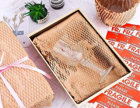 Крафт-бумага PaperPack Honeycomb, рулон - 28 см х 100 м | Зображення 9