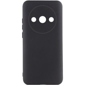 Чохол TPU GETMAN Liquid Silk Full Camera для Xiaomi Redmi A3 Чорний / Black