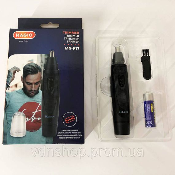 Тример для стрижки носа MAGIO MG-917, Тример для носа волосся бритва гоління і вух RH-33 | Зображення 8