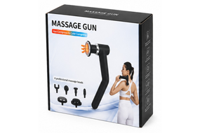 Компактний масажний пістолет із 6 насадками MASSAGE GUN (TV-SH-11)