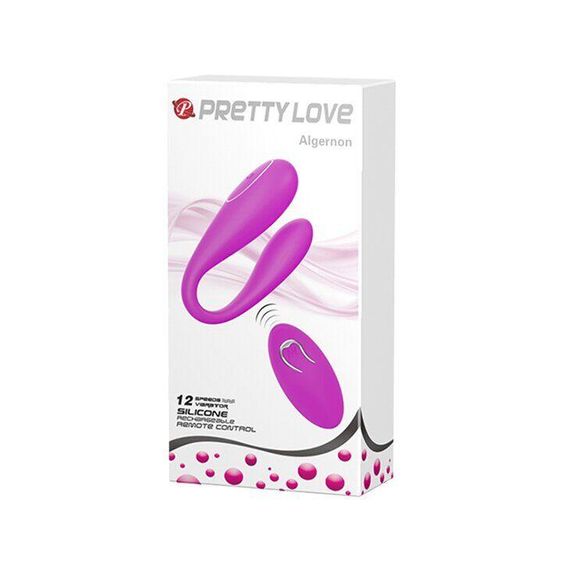 Вибратор для двоих "PRETTY LOVE ALGERNON", 12 режимов вибрации Sex Aura | Зображення 7