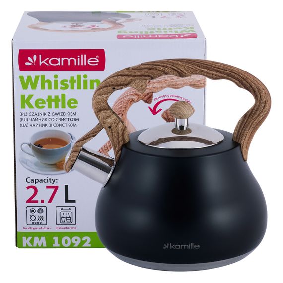 Чайник зі свистком Kamille KM-1092 2.7 л | Зображення 4