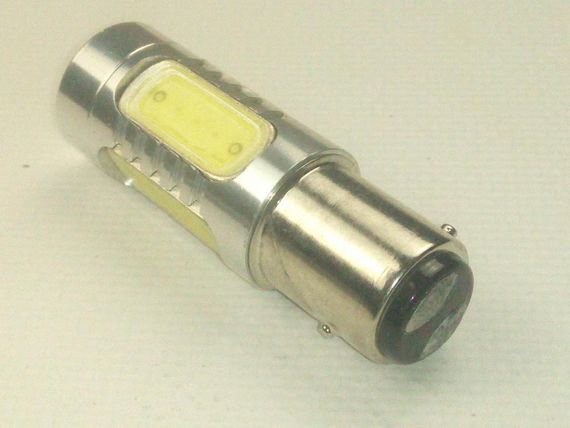 Лампа світлодіод с/ц 12V P21/5W 1157 COBALT 7,5 W (4+1 х 1,5W) метал. біла | Зображення 2