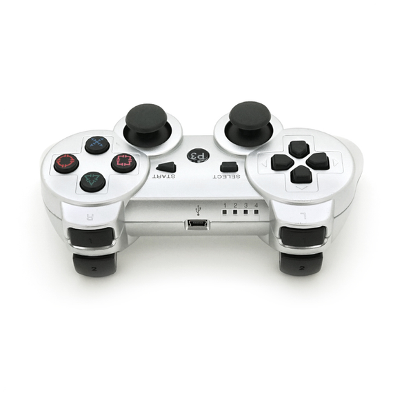 Бездротовий bluetooth джойстик PS3 SONY PlayStation 3 Срібло | Зображення 2