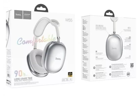 Навушники HOCO W55 Pleasing BT headphones Silver | Зображення 2