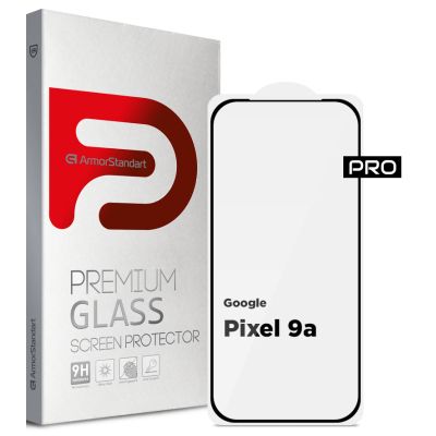 Стекло защитное Armorstandart Pro Google Pixel 9a Black (ARM83564)