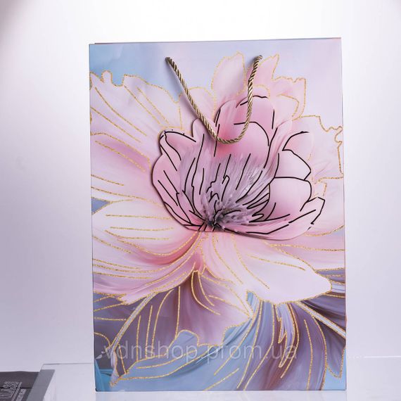 Набір подарункових пакетів з паперу 12 (шт.) картонні гарні пакети для подарунків 30×12×42 (см) HP-10359-10 | Зображення 3