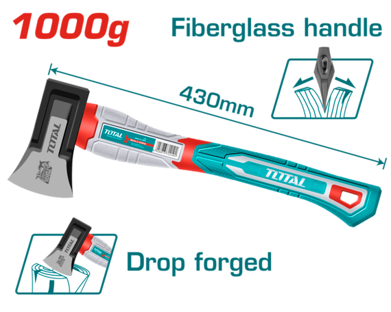 Сокира TOTAL THAX0611000F 430мм, 1000г