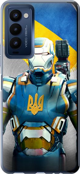 Чехол на Tecno Camon 18p CH7n Украинский киборг "980u-2525-17620"