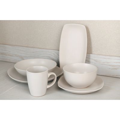Тарілка Ardesto Molize Dessert Quadrate 20х20 см White (AR2919MW) | Зображення 1